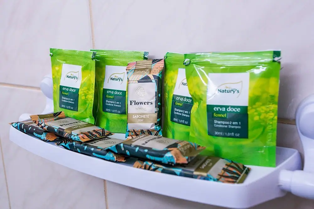 Bath amenities in the Apartment